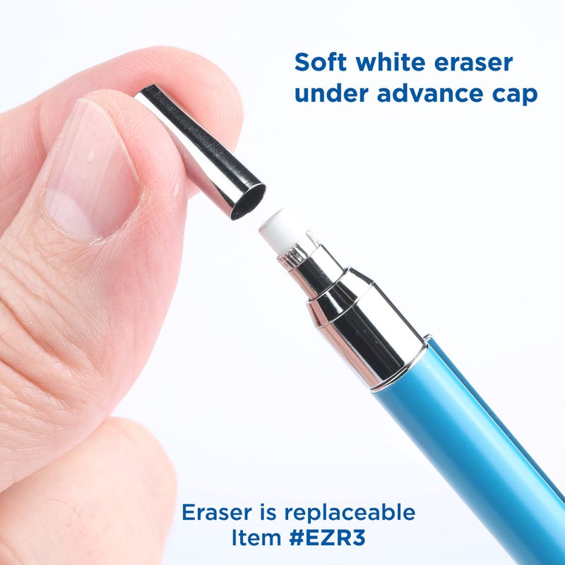 ALVIN DM07 Draft/MaticÂ® Mechanical Pencil, 0.7mm, Stainless Steel Drawing and Design Tool for Students and Professionals, Great for Drafting, Architecture, Engineering, and Art - Image 2